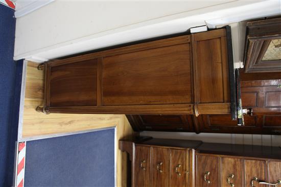 A 19th century French walnut secretaire à abattant, W.3ft 1in. D.1ft 4in. H.4ft 7in.